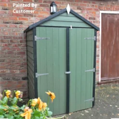 Shire 4 X 3ft Overlap Double Door Garden Tool Shed -Elise Bloom 13505223 9304926470679741