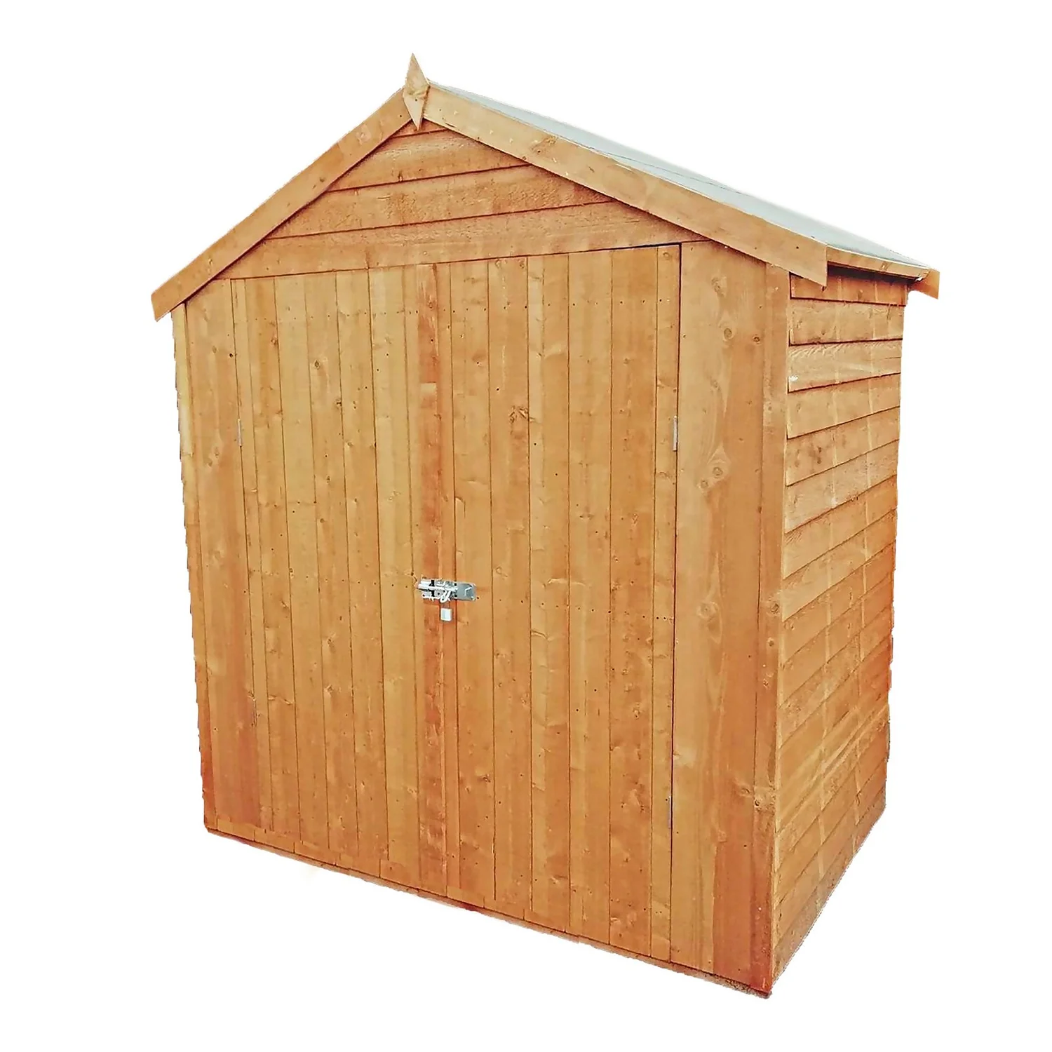 Shire 4 X 6ft Double Door Overlap Garden Shed With No Windows 3 Shire 4 X 6ft Double Door Overlap Garden Shed With No Windows