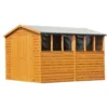 Shire 10 X 10ft Double Door Overlap Garden Shed - Including Installation -Elise Bloom 13505228 1314926471014331