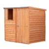 Shire 6x4ft Overlap Pent Garden Shed -Elise Bloom 13505229 6434926474528156