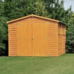 Shire 10 X 10ft Double Door Overlap Garden Shed -Elise Bloom 13505230 4594926473610300