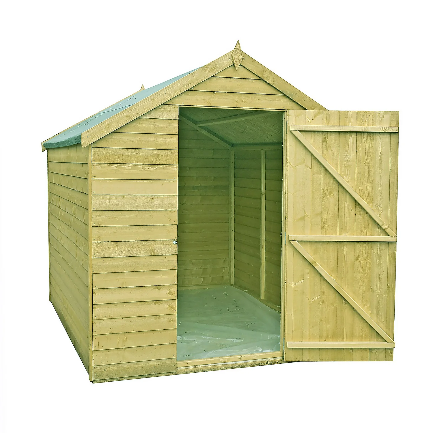 Shire 7x5ft Pressure Treated Garden Shed 4 Shire 7x5ft Pressure Treated Garden Shed - Image 2