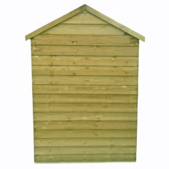 Shire 4x3ft Pressure Treated Double Door Overlap Garden Shed -Elise Bloom 13505241 1774926475454823
