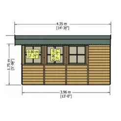 Shire 7 X 13ft Jersey Double Door Garden Shed - Including Installation 17 Shire 7 X 13ft Jersey Double Door Garden Shed - Including Installation -Elise Bloom 13505244 2094926470250156