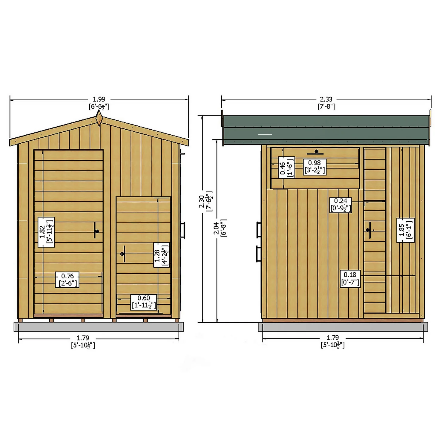 Shire 6 X 6ft Multi Store Garden Shed 5 Shire 6 X 6ft Multi Store Garden Shed - Image 3