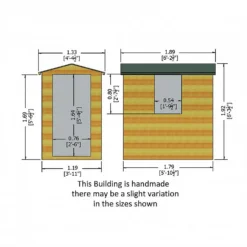 Shire 6 X 4ft Lewis Garden Shed - Including Installation 15 Shire 6 X 4ft Lewis Garden Shed - Including Installation -Elise Bloom 13505253 9074926474148899
