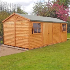 Shire 12 X 24ft Mammoth Double Door Garden Shed 12 Shire 12 X 24ft Mammoth Double Door Garden Shed -Elise Bloom 13505272 4574931991750963