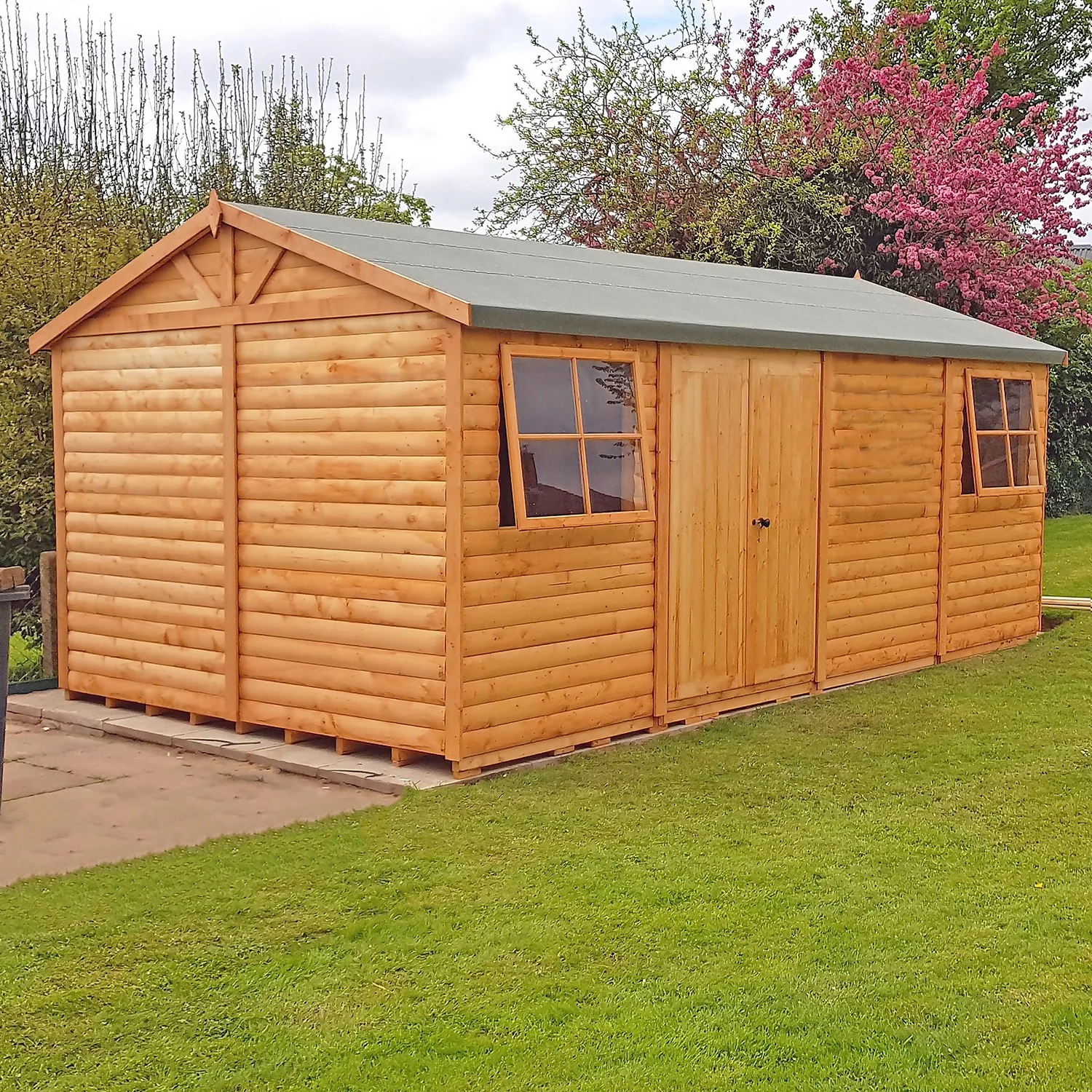 Shire 12 X 24ft Mammoth Double Door Garden Shed 4 Shire 12 X 24ft Mammoth Double Door Garden Shed - Image 2