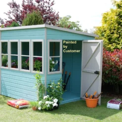 Shire 6 X 6ft Sun Pent Shed 10 Shire 6 X 6ft Sun Pent Shed -Elise Bloom 13505277 1784931991767664