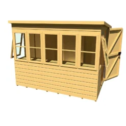 Shire 8 X 8ft Sun Pent Shed 19 Shire 8 X 8ft Sun Pent Shed -Elise Bloom 13505279 1614931996742567