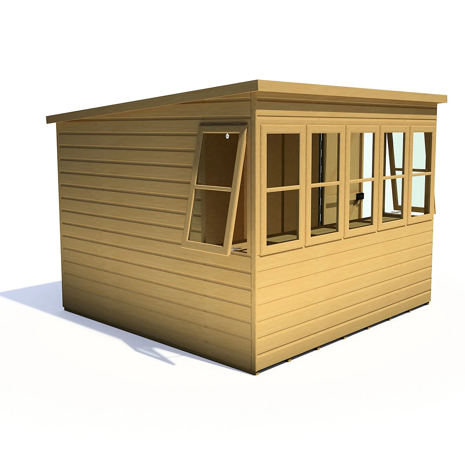 Shire 8 X 8ft Sun Pent Shed 9 Shire 8 X 8ft Sun Pent Shed - Image 7