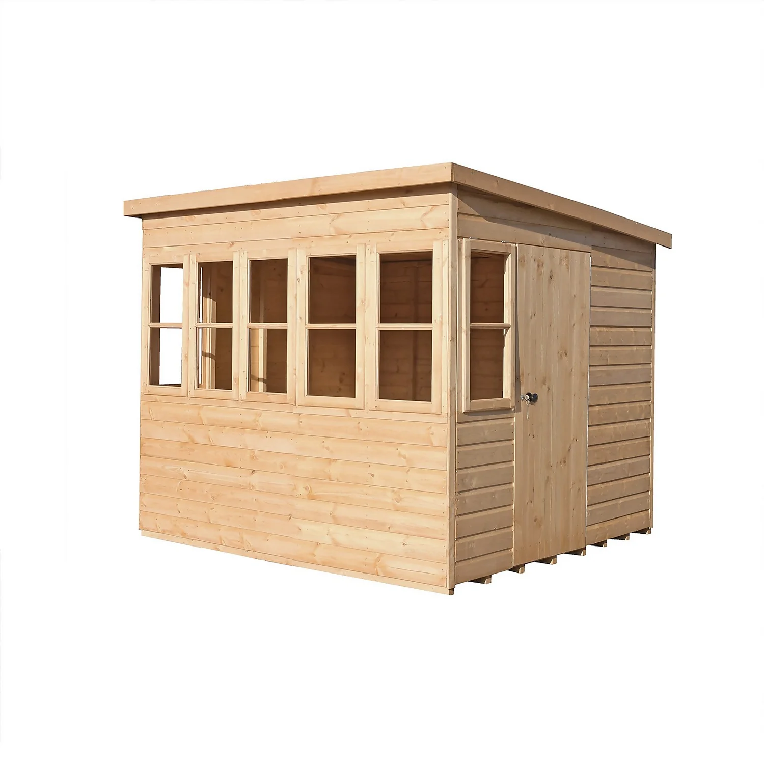Shire 8 X 6ft Sun Pent Shed 3 Shire 8 X 6ft Sun Pent Shed