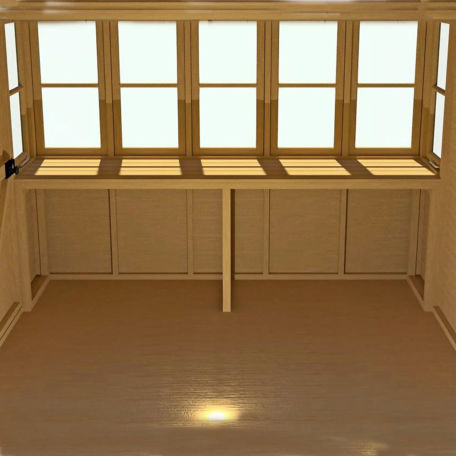 Shire 8 X 6ft Sun Pent Shed 8 Shire 8 X 6ft Sun Pent Shed - Image 6