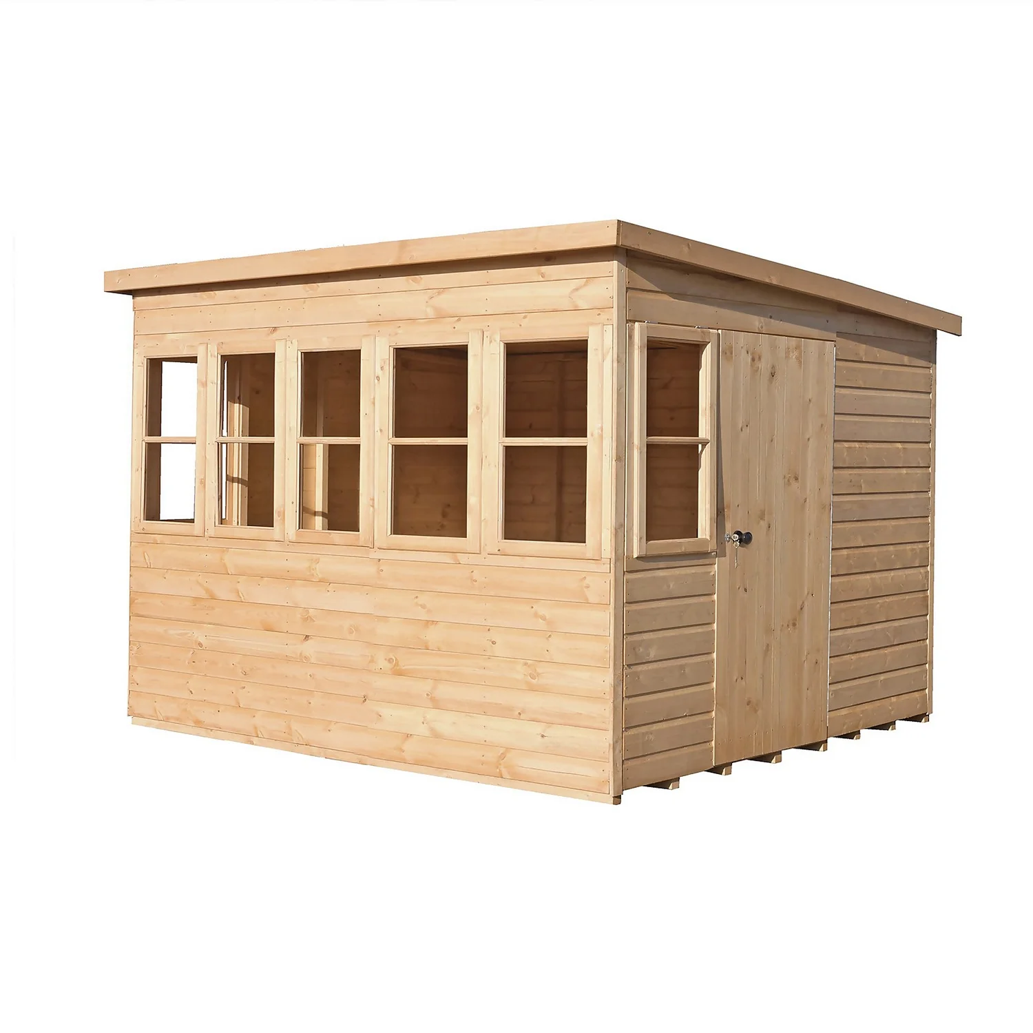 Shire 8 X 8ft Sun Pent Shed - Including Installation 3 Shire 8 X 8ft Sun Pent Shed - Including Installation