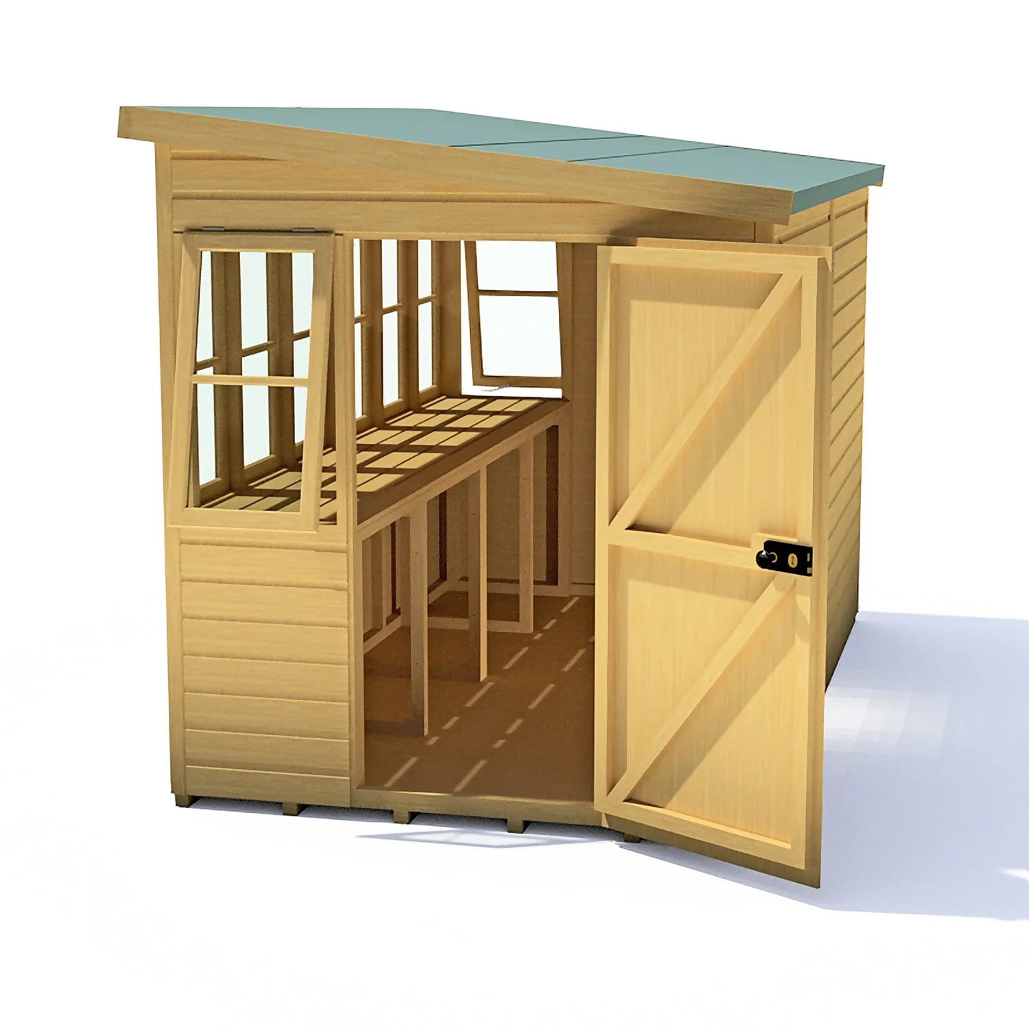 Shire 10 X 8ft Sun Pent Shed - Including Installation 12 Shire 10 X 8ft Sun Pent Shed - Including Installation - Image 10