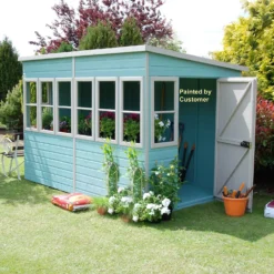 Shire 10 X 6ft Sun Pent Shed -Elise Bloom 13505289 9844933735294335