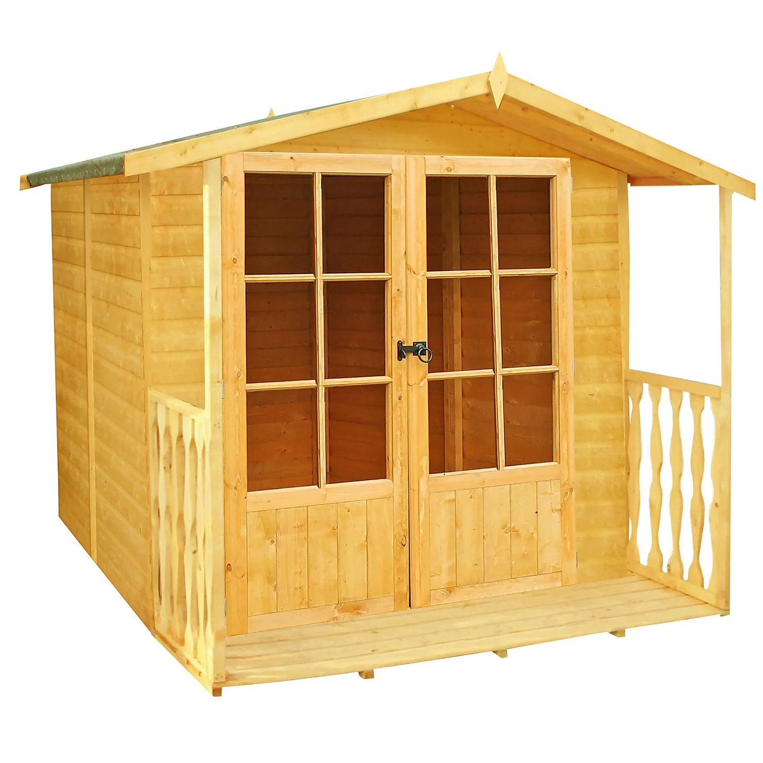 Shire 7x7ft Alnwick Summerhouse 3 Shire 7x7ft Alnwick Summerhouse