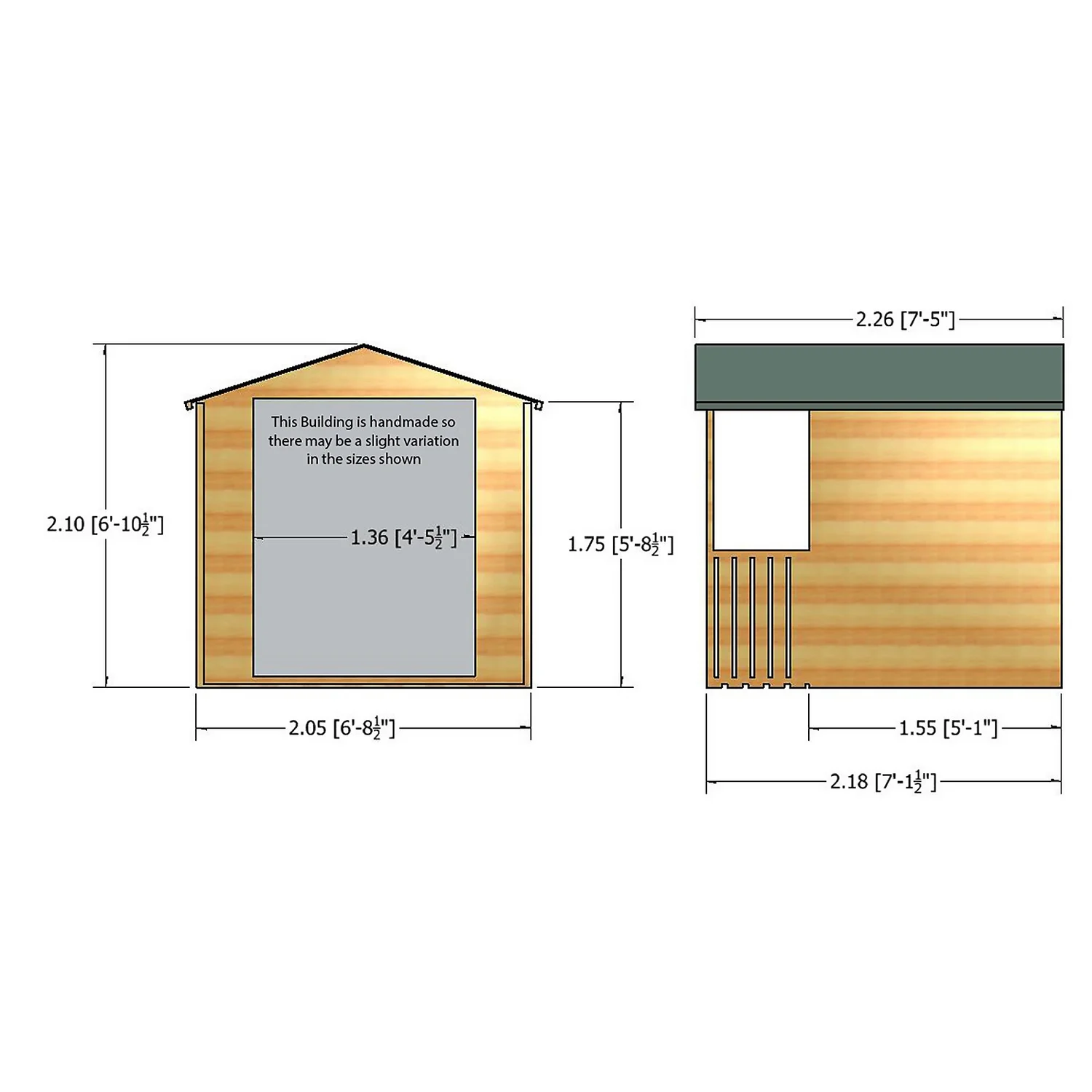 Shire 7x7ft Alnwick Summerhouse 5 Shire 7x7ft Alnwick Summerhouse - Image 3
