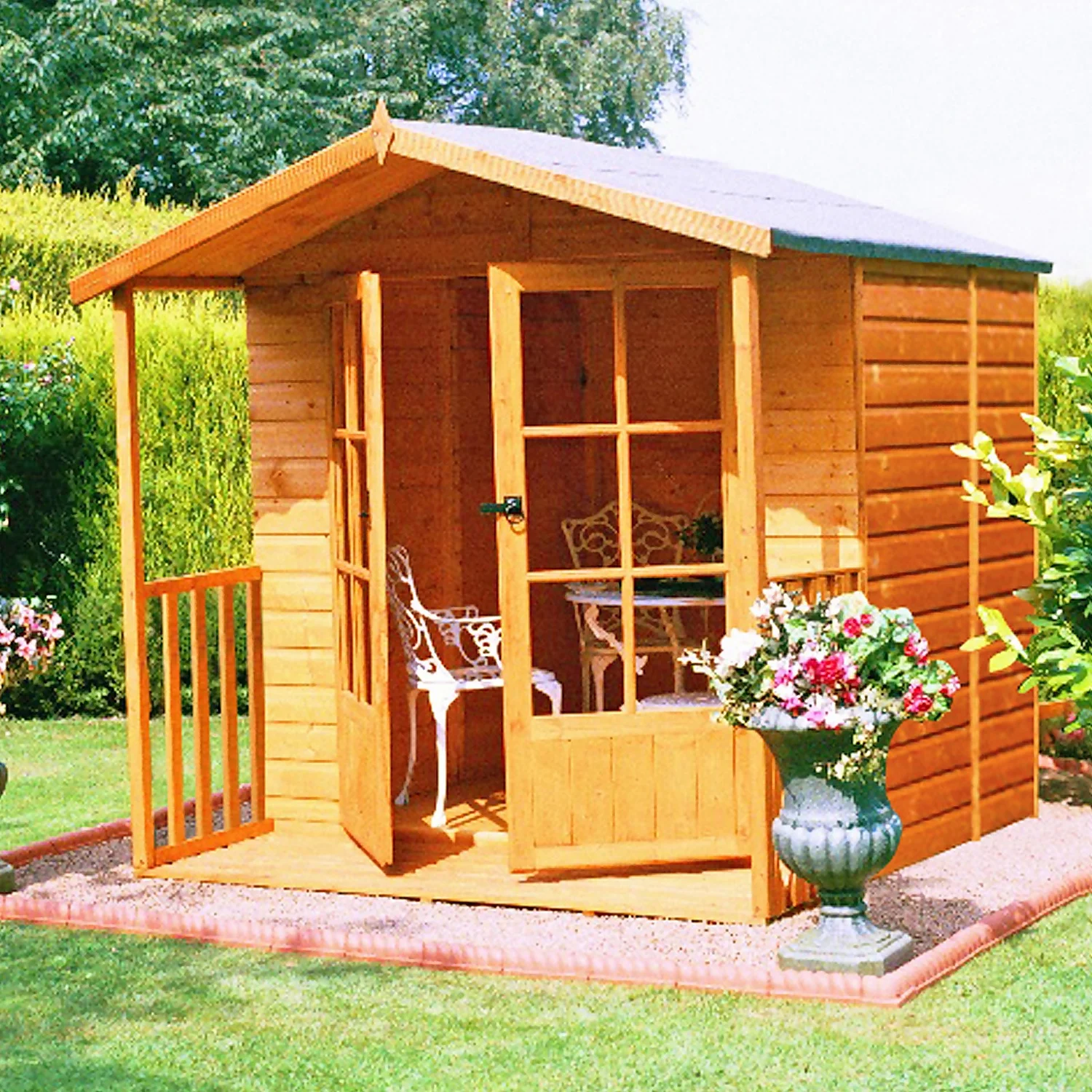 Shire 7x7ft Alnwick Summerhouse 4 Shire 7x7ft Alnwick Summerhouse - Image 2