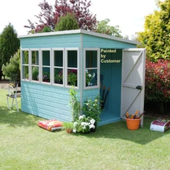 Shire 8 X 6ft Sun Pent Shed - Including Installation 10 Shire 8 X 6ft Sun Pent Shed - Including Installation -Elise Bloom 13505294 1924931996239536