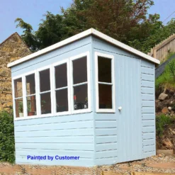 Shire 8 X 6ft Sun Pent Shed - Including Installation 12 Shire 8 X 6ft Sun Pent Shed - Including Installation -Elise Bloom 13505294 8454931996334228