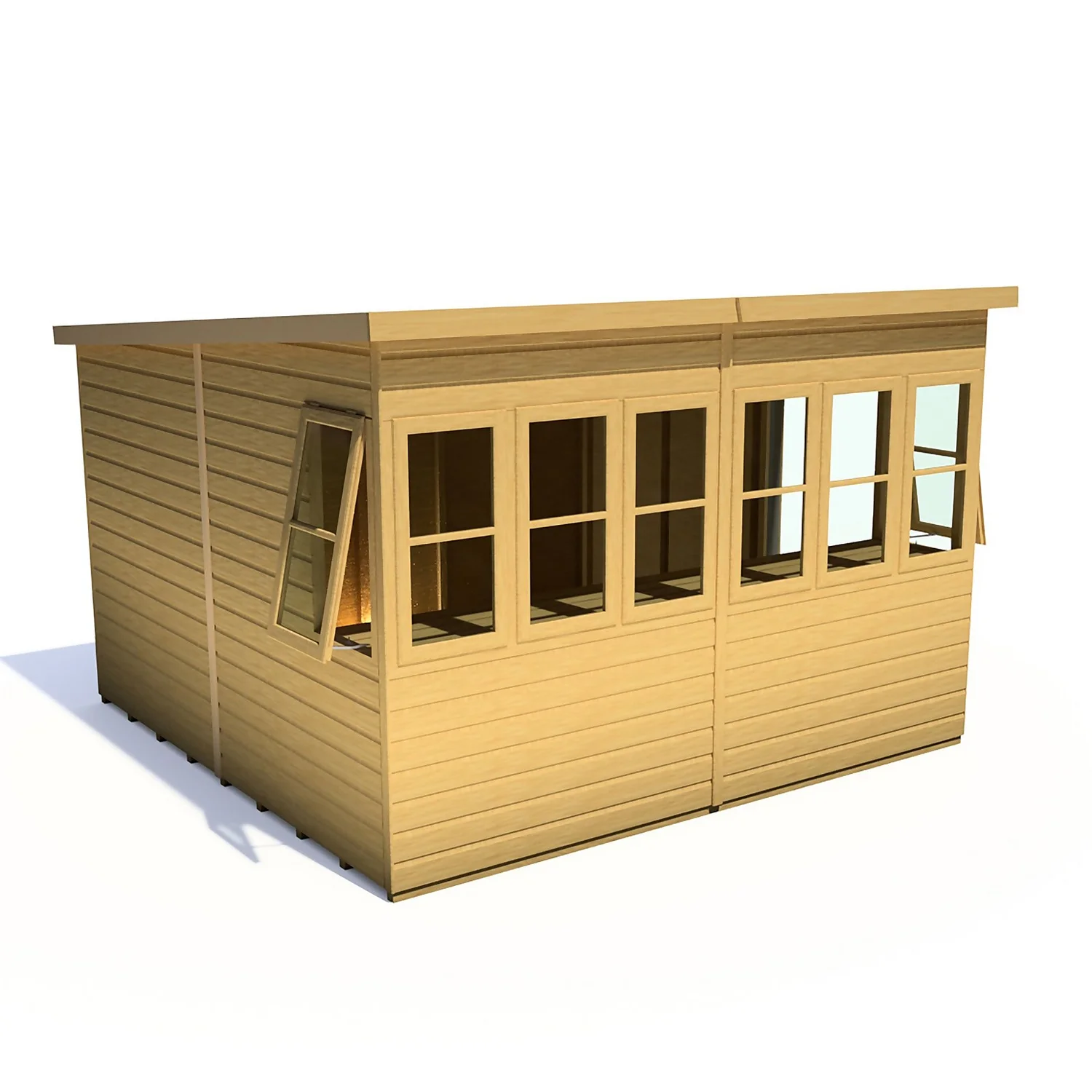 Shire 10 X 10ft Sun Pent Shed - Including Installation 11 Shire 10 X 10ft Sun Pent Shed - Including Installation - Image 9