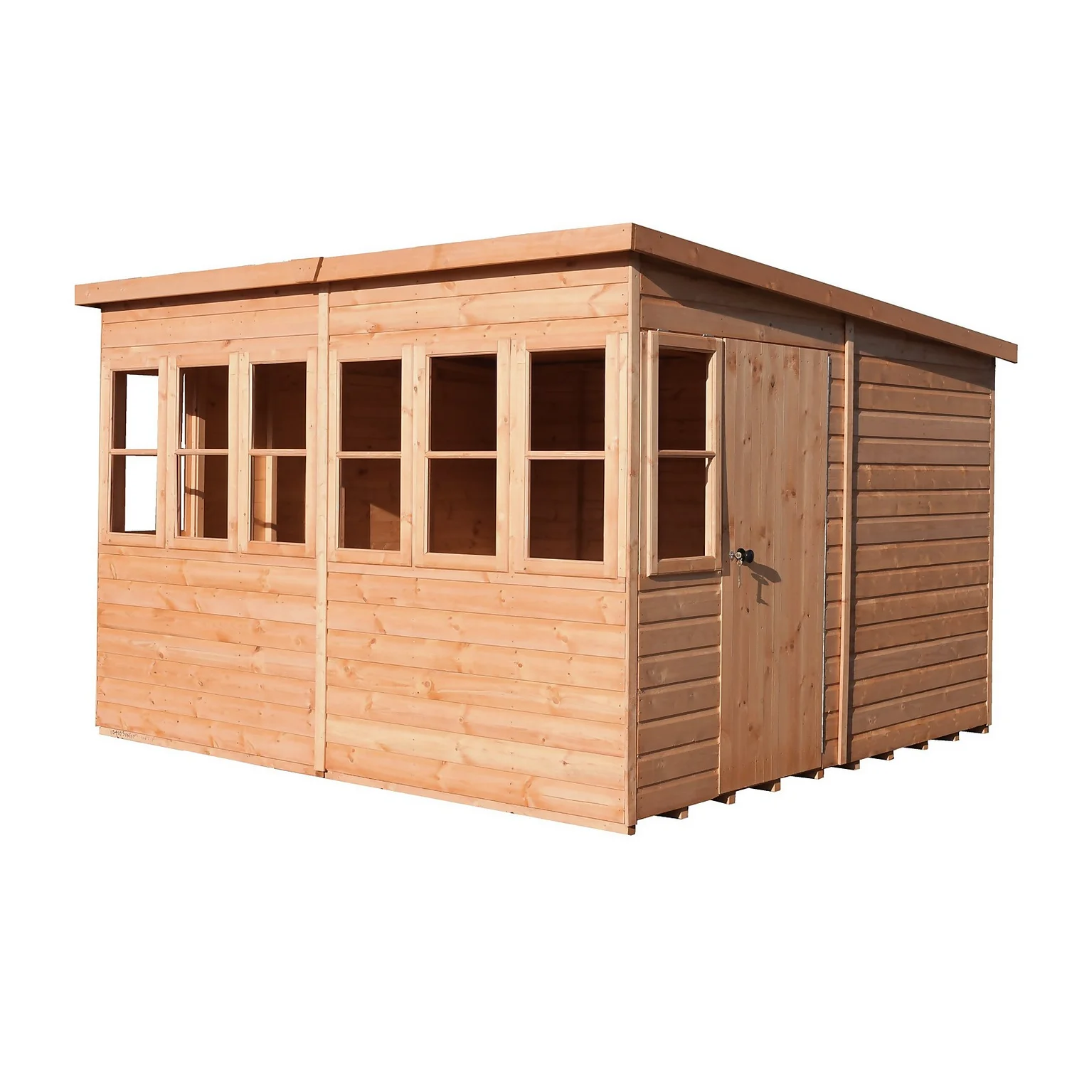 Shire 10 X 10ft Sun Pent Shed - Including Installation 3 Shire 10 X 10ft Sun Pent Shed - Including Installation