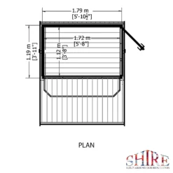 Shire 6 X 4ft Wooden Garden Bar - Including Installation 10 Shire 6 X 4ft Wooden Garden Bar - Including Installation -Elise Bloom 13505297 1254931991837642