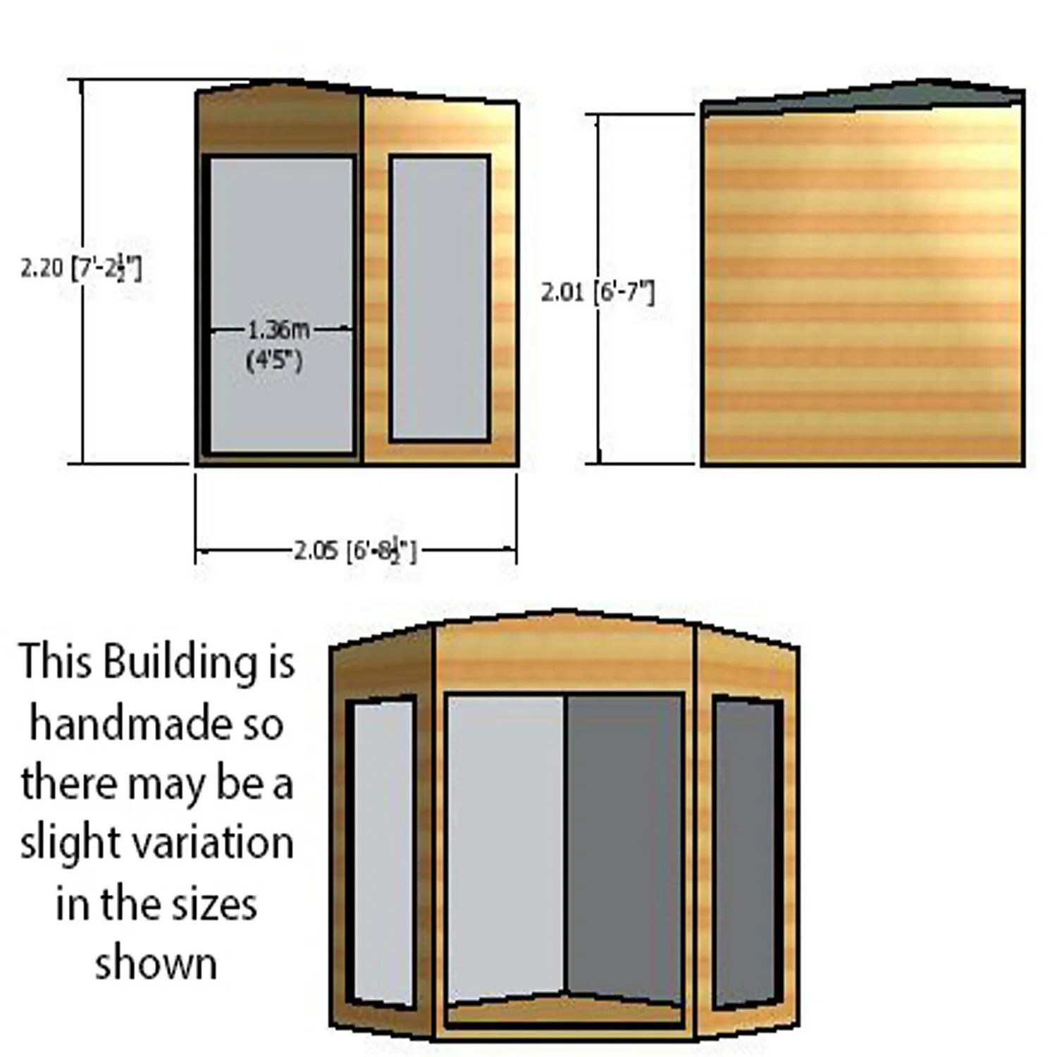 Shire 7 X 7ft Barclay Summerhouse 8 Shire 7 X 7ft Barclay Summerhouse - Image 6