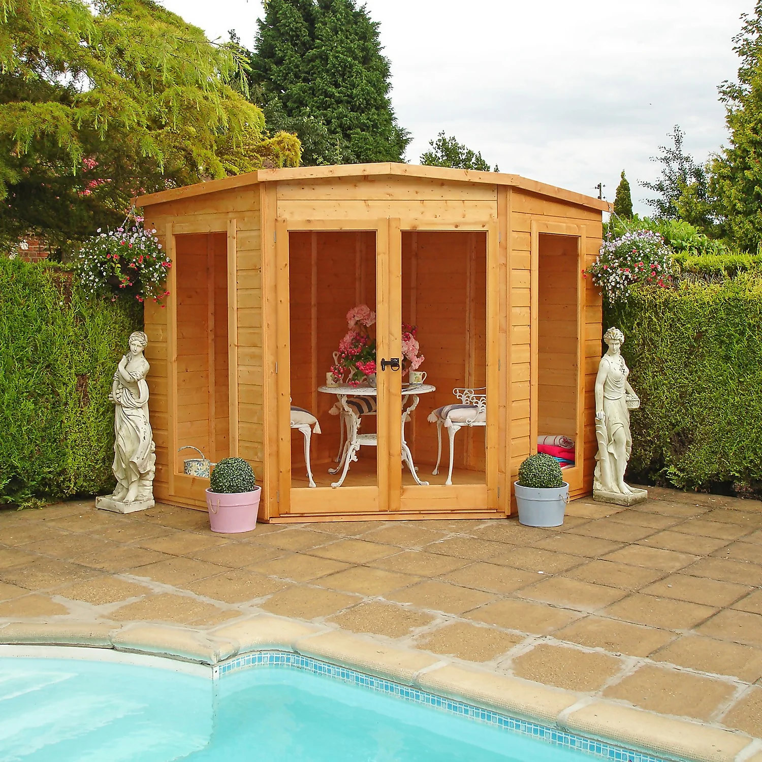 Shire 8 X 8ft Barclay Summerhouse 10 Shire 8 X 8ft Barclay Summerhouse - Image 8