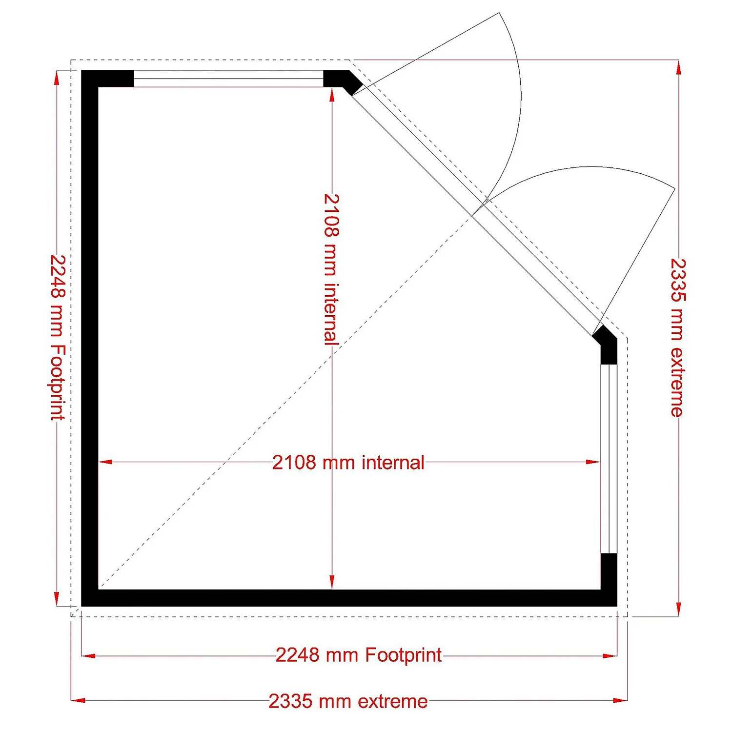 Shire 8 X 8ft Barclay Summerhouse 7 Shire 8 X 8ft Barclay Summerhouse - Image 5