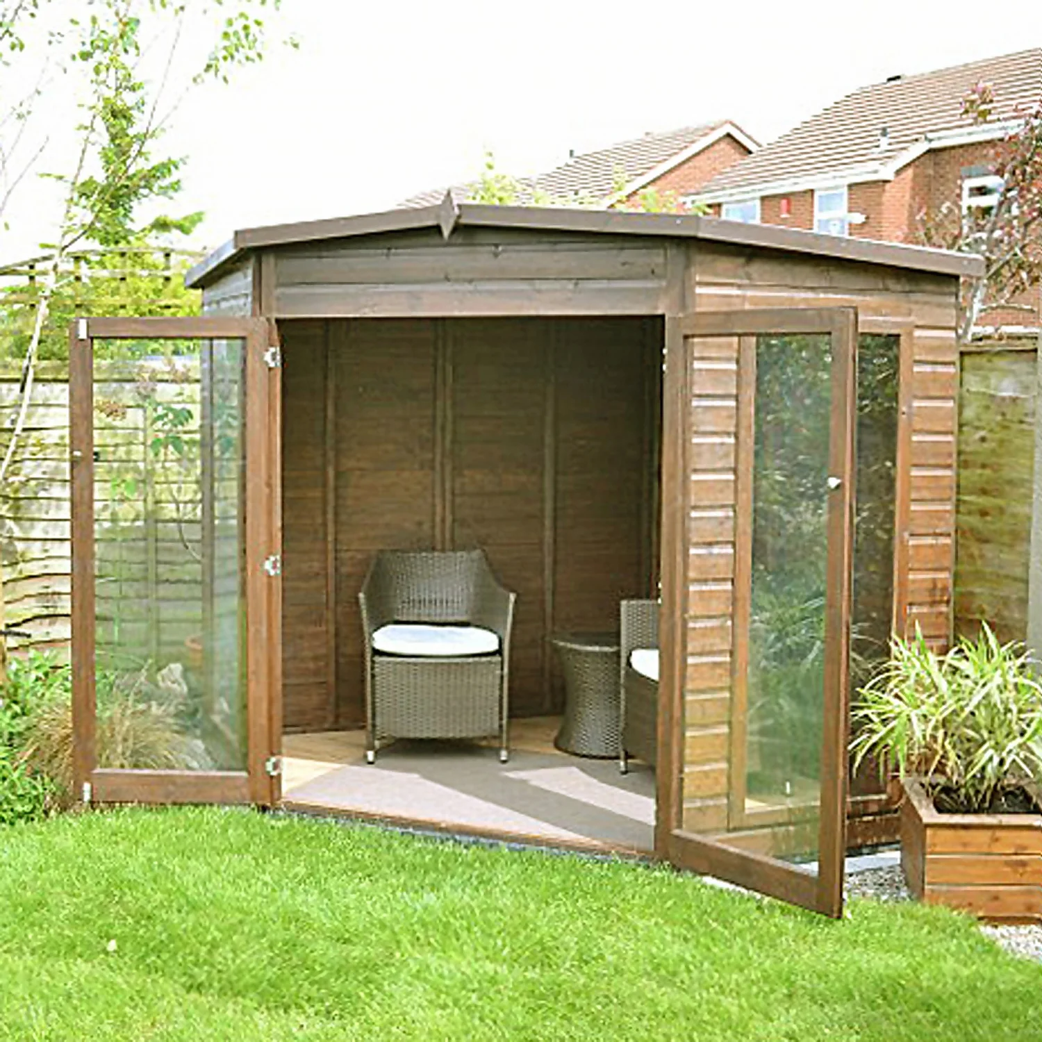 Shire 8 X 8ft Barclay Summerhouse - Including Installation 9 Shire 8 X 8ft Barclay Summerhouse - Including Installation - Image 7