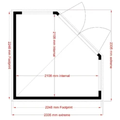 Shire 8 X 8ft Barclay Summerhouse - Including Installation 17 Shire 8 X 8ft Barclay Summerhouse - Including Installation -Elise Bloom 13505303 2114931995840950