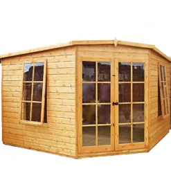 Shire 10 X 10ft Hampton Double Door Summerhouse - Including Installation