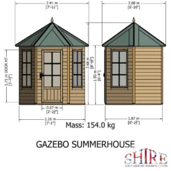 Shire 6 X 6ft Gazebo Summerhouse 16 Shire 6 X 6ft Gazebo Summerhouse -Elise Bloom 13505312 1554931993495157