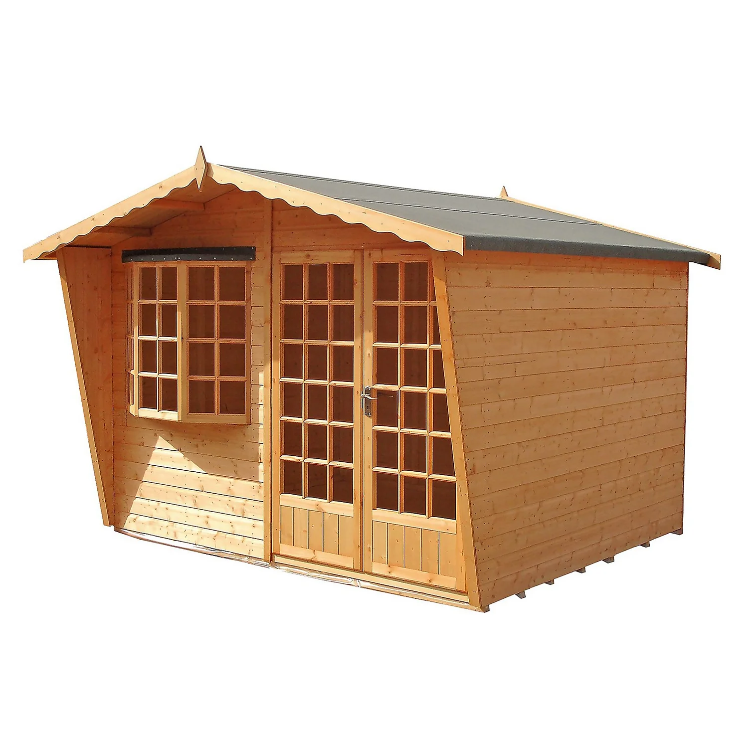 Shire 10 X 6ft Sandringham Double Door Summerhouse 3 Shire 10 X 6ft Sandringham Double Door Summerhouse