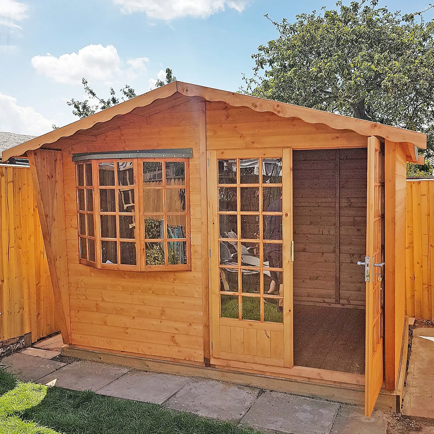 Shire 10 X 6ft Sandringham Double Door Summerhouse - Including Installation 7 Shire 10 X 6ft Sandringham Double Door Summerhouse - Including Installation - Image 5