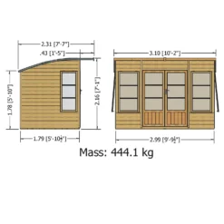 Shire 10 X 6ft Orchid Double Door Summerhouse 11 Shire 10 X 6ft Orchid Double Door Summerhouse -Elise Bloom 13505319 1244931996493924