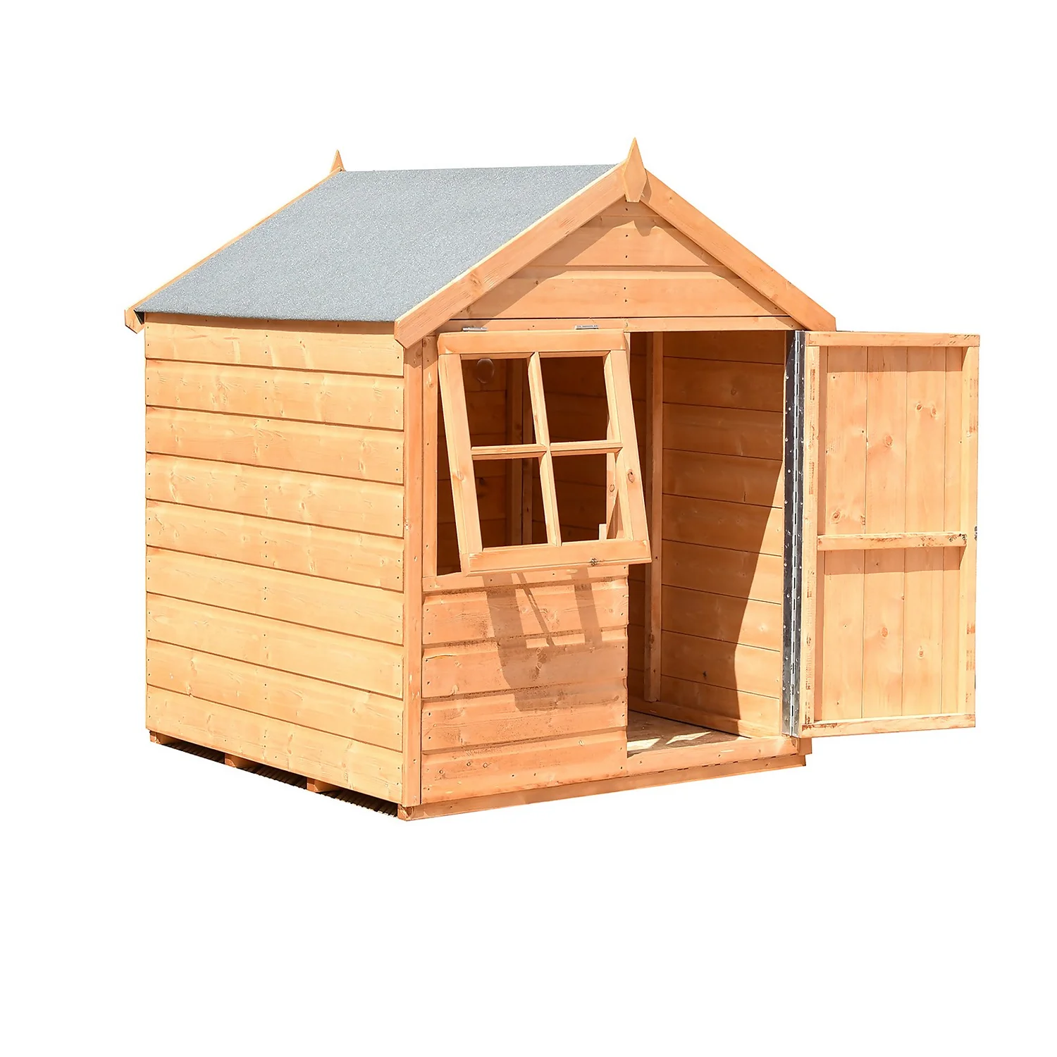 Shire 4 X 4ft Playhut Kids Wooden Playhouse 3 Shire 4 X 4ft Playhut Kids Wooden Playhouse