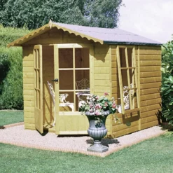 Shire 7 X 7ft Buckingham Double Door Summerhouse 15 Shire 7 X 7ft Buckingham Double Door Summerhouse -Elise Bloom 13505333 1184931995225539