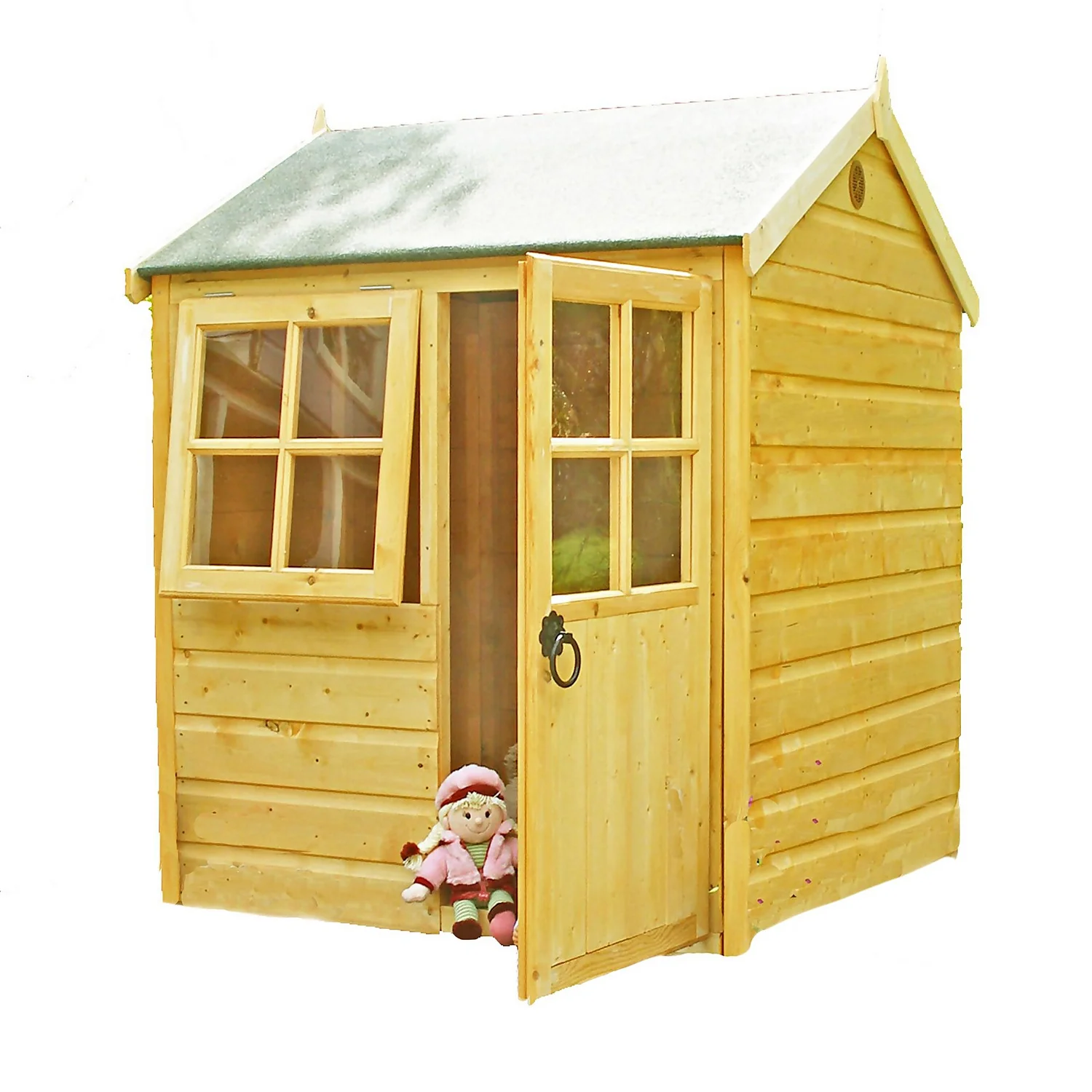 Shire 4 X 4ft Bunny Kids Wooden Playhouse 3 Shire 4 X 4ft Bunny Kids Wooden Playhouse