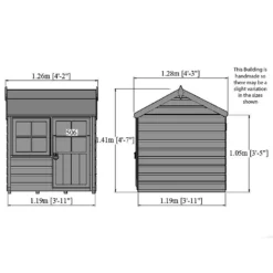 Shire 4 X 4ft Bunny Kids Wooden Playhouse 11 Shire 4 X 4ft Bunny Kids Wooden Playhouse -Elise Bloom 13505334 1684931995777515