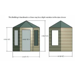 Shire 6 X 6ft Gazebo Summerhouse - Including Installation -Elise Bloom 13505335 1834931995021053