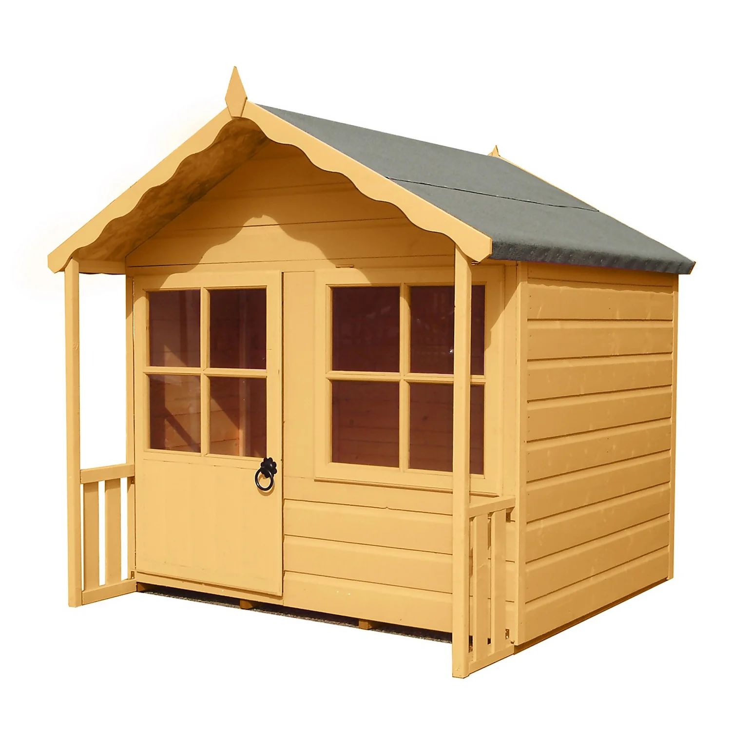 Shire 5 X 4ft Kitty Kids Wooden Playhouse 3 Shire 5 X 4ft Kitty Kids Wooden Playhouse