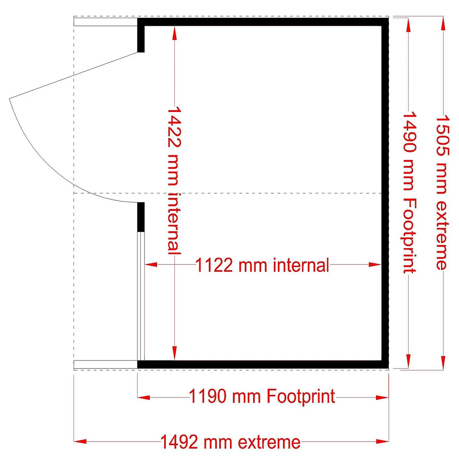 Shire 5 X 4ft Kitty Kids Wooden Playhouse 6 Shire 5 X 4ft Kitty Kids Wooden Playhouse - Image 4