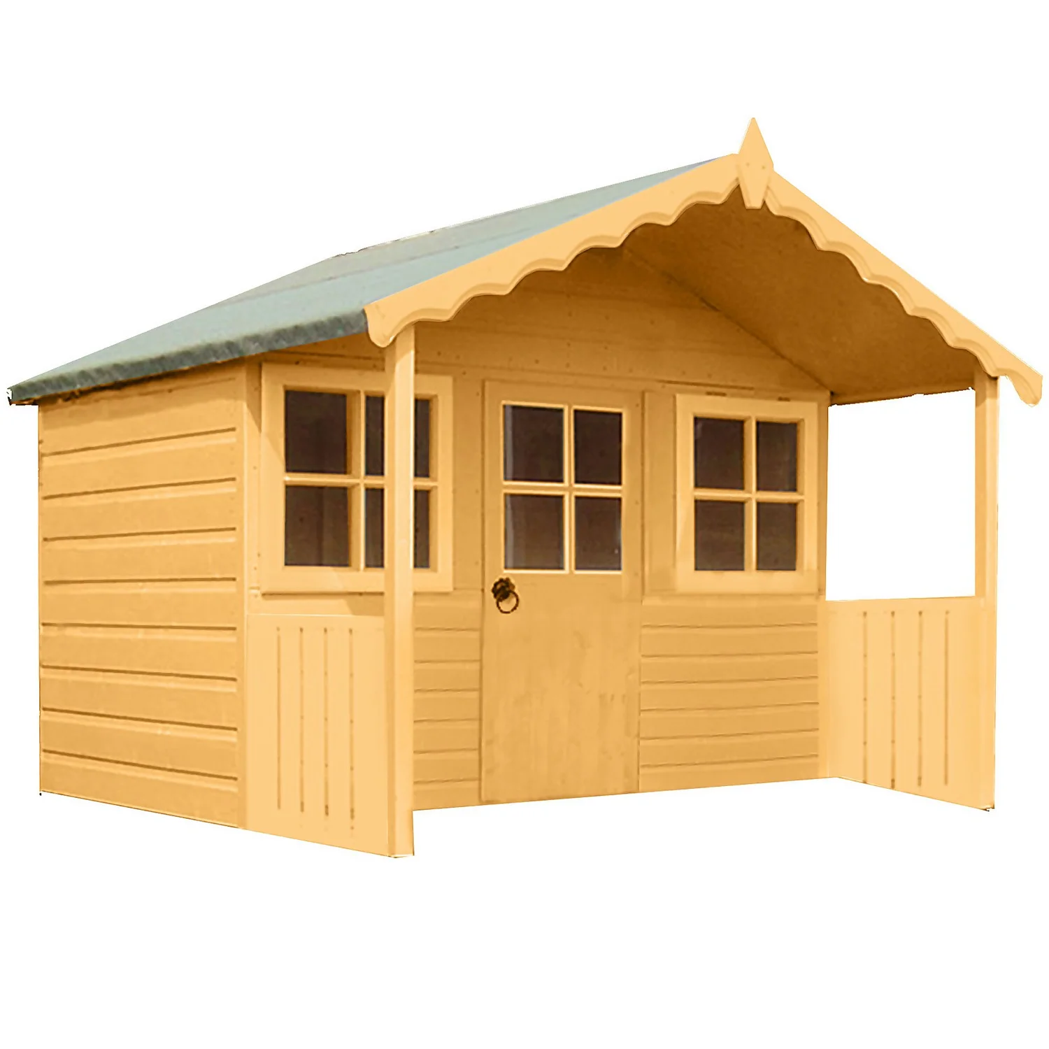 Shire 6 X 5ft Stork Kids Wooden Playhouse - Including Installation 3 Shire 6 X 5ft Stork Kids Wooden Playhouse - Including Installation