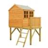 Shire 6 X 4ft Bunny And Platform Kids Wooden Playhouse