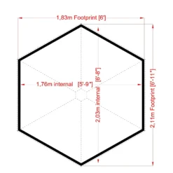 Shire 7 X 6ft Wigwam Kids Wooden Playhouse 11 Shire 7 X 6ft Wigwam Kids Wooden Playhouse -Elise Bloom 13505341 1754931994262617