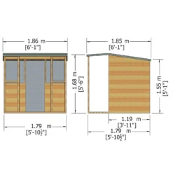 Shire 6 X 6ft Kids Jailhouse Wooden Playhouse 9 Shire 6 X 6ft Kids Jailhouse Wooden Playhouse -Elise Bloom 13505343 1654942284635379