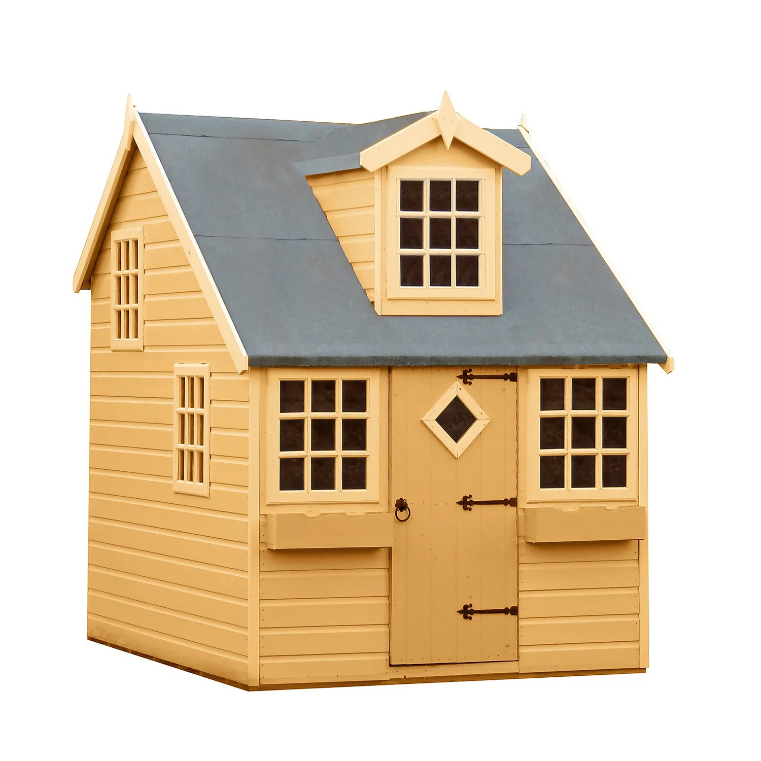 Shire 5 X 7ft Cottage Kids Wooden Playhouse - Including Installation 3 Shire 5 X 7ft Cottage Kids Wooden Playhouse - Including Installation